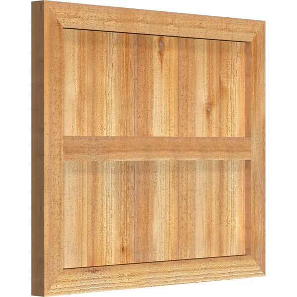 Framed Board-n-Batten Shutters, Rough Sawn Western Red Cedar, 26 7/8W X 23H